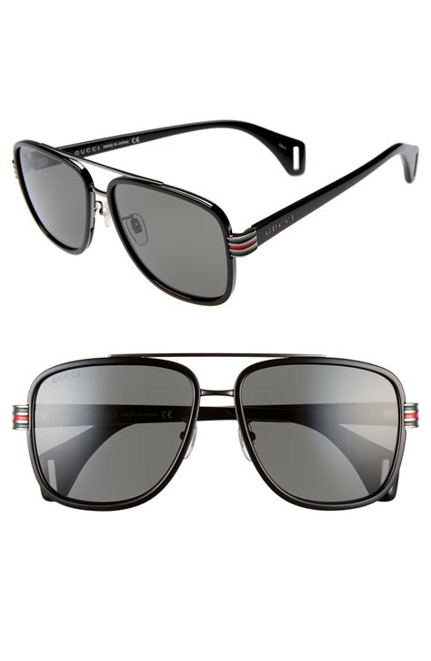 mens gucci aviator sunglasses|Gucci unisex aviator sunglasses.